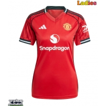 Manchester United Amad Diallo #16 Replica Home Shirt Ladies 2025-26 Short Sleeve